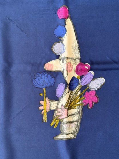 Silk Fiorio Vintage Scarf by Herbert Leupin