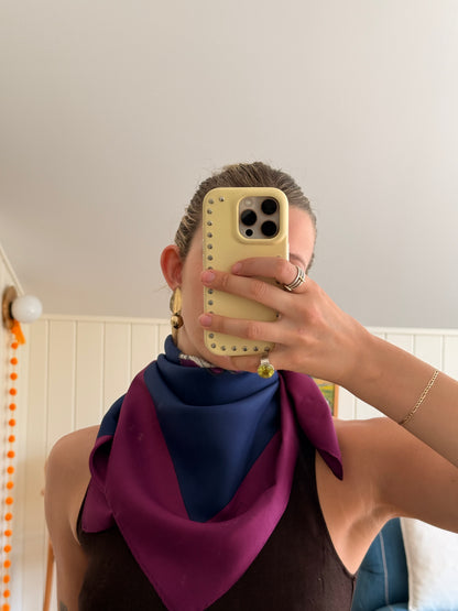 Silk Fiorio Vintage Scarf by Herbert Leupin