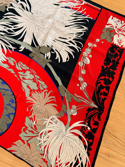 1980's Ginnie Johansen Silk Scarf