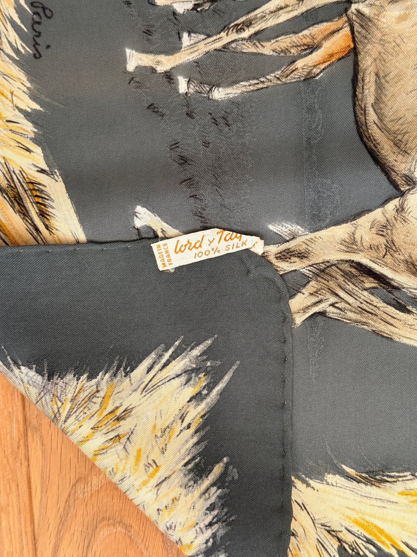 Hermès "Les Poulains" Silk Scarf by Xavier de Poret