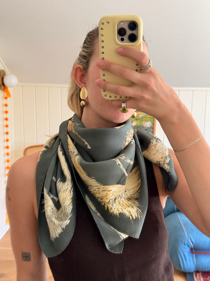 Hermès "Les Poulains" Silk Scarf by Xavier de Poret