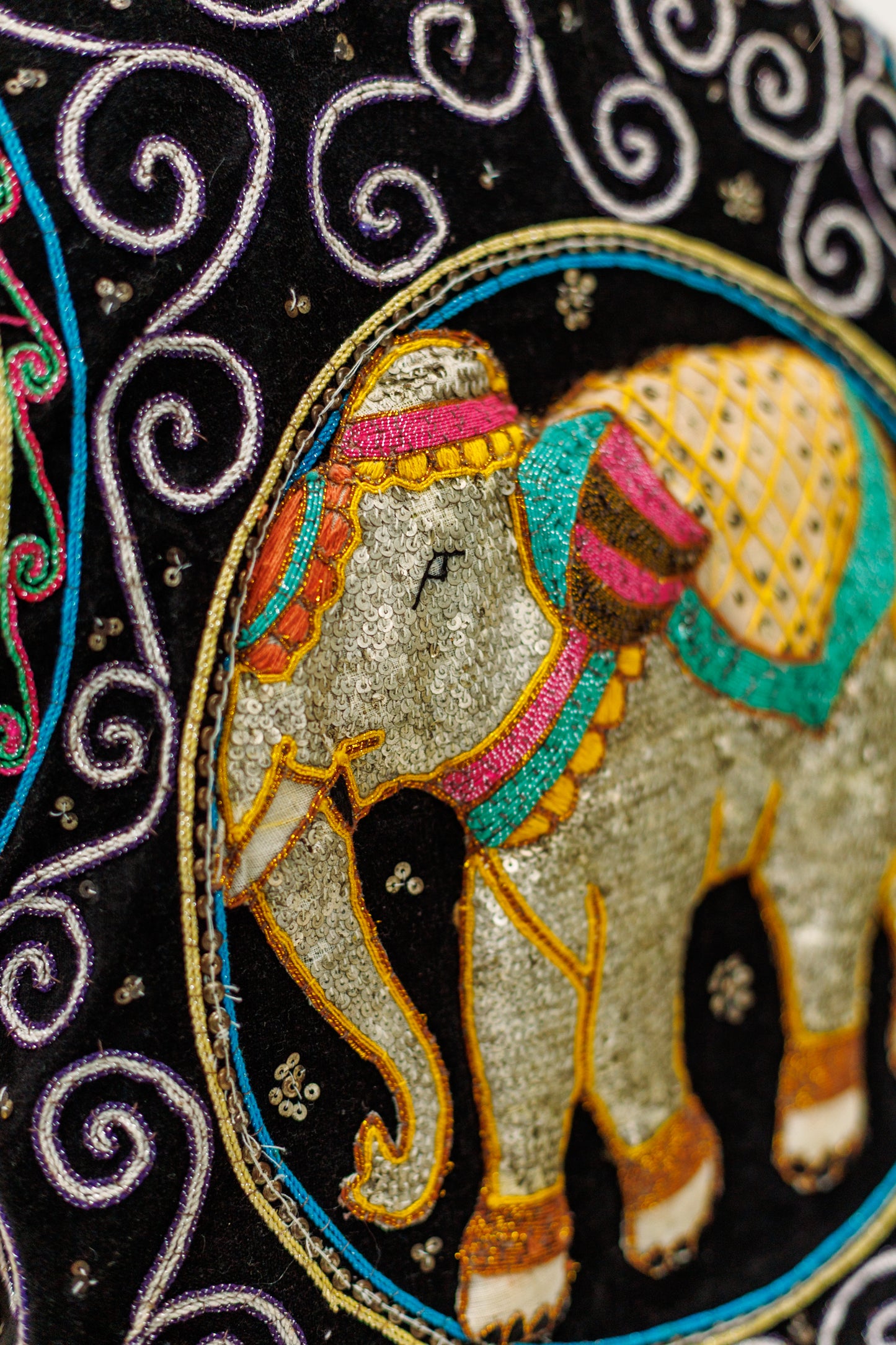 80's Vintage Daily Planet Embroidered Elephant Vest