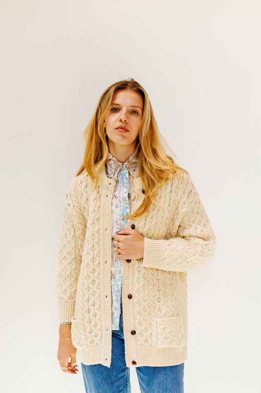 Avoca Collection Irish Wool Cardigan