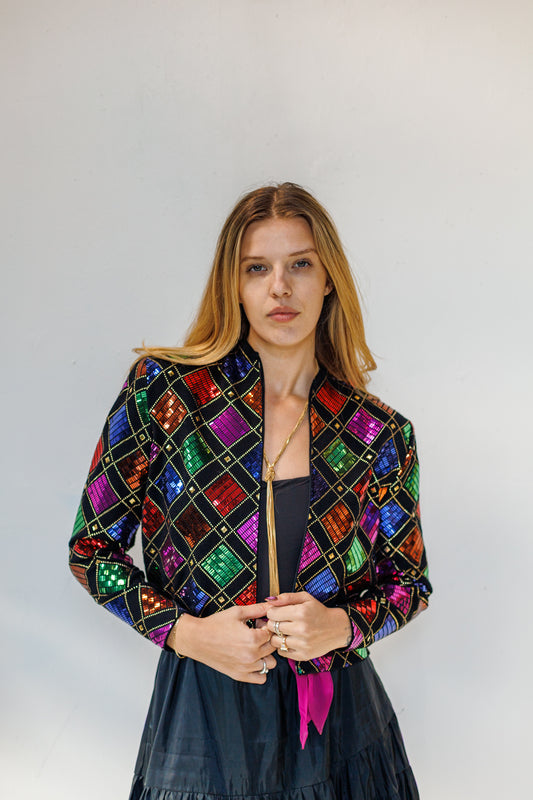 St. John Evening by Marie Gray Mirrored Jacket