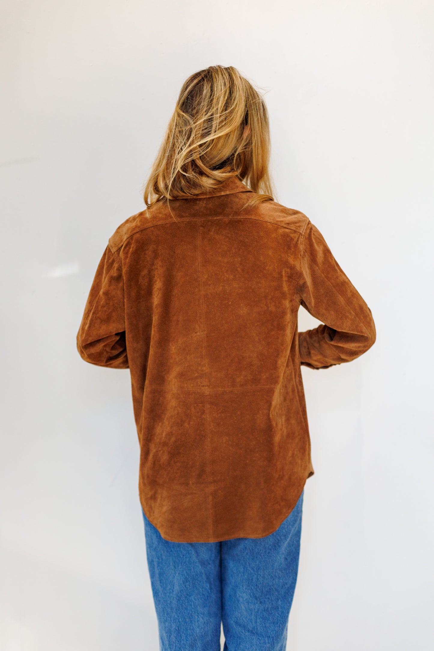 Vintage Ralph Lauren Suede Button Up