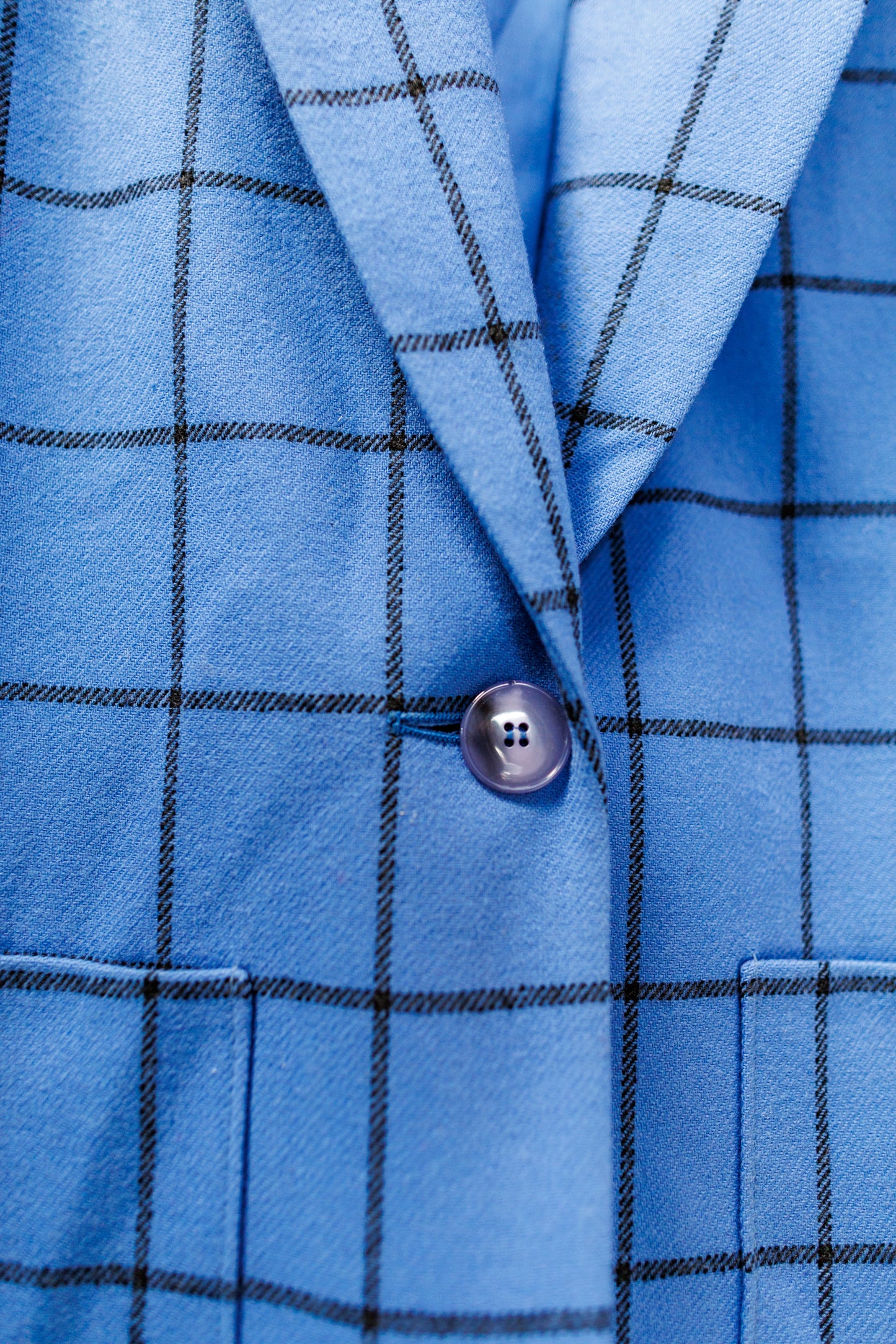 Vintage Pendleton Blue Plaid Blazer