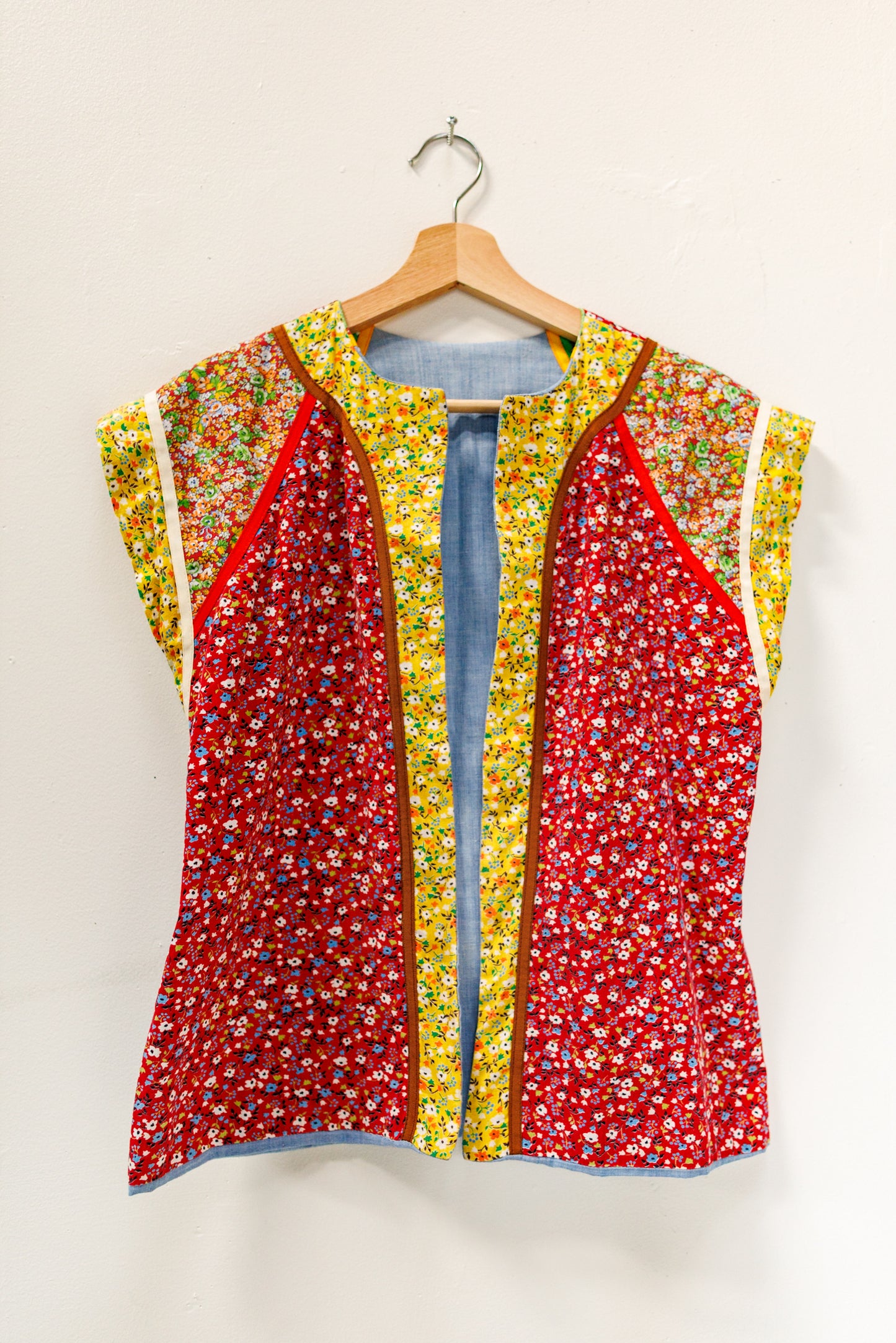 1970’s Handmade Quilted Reversible Vest