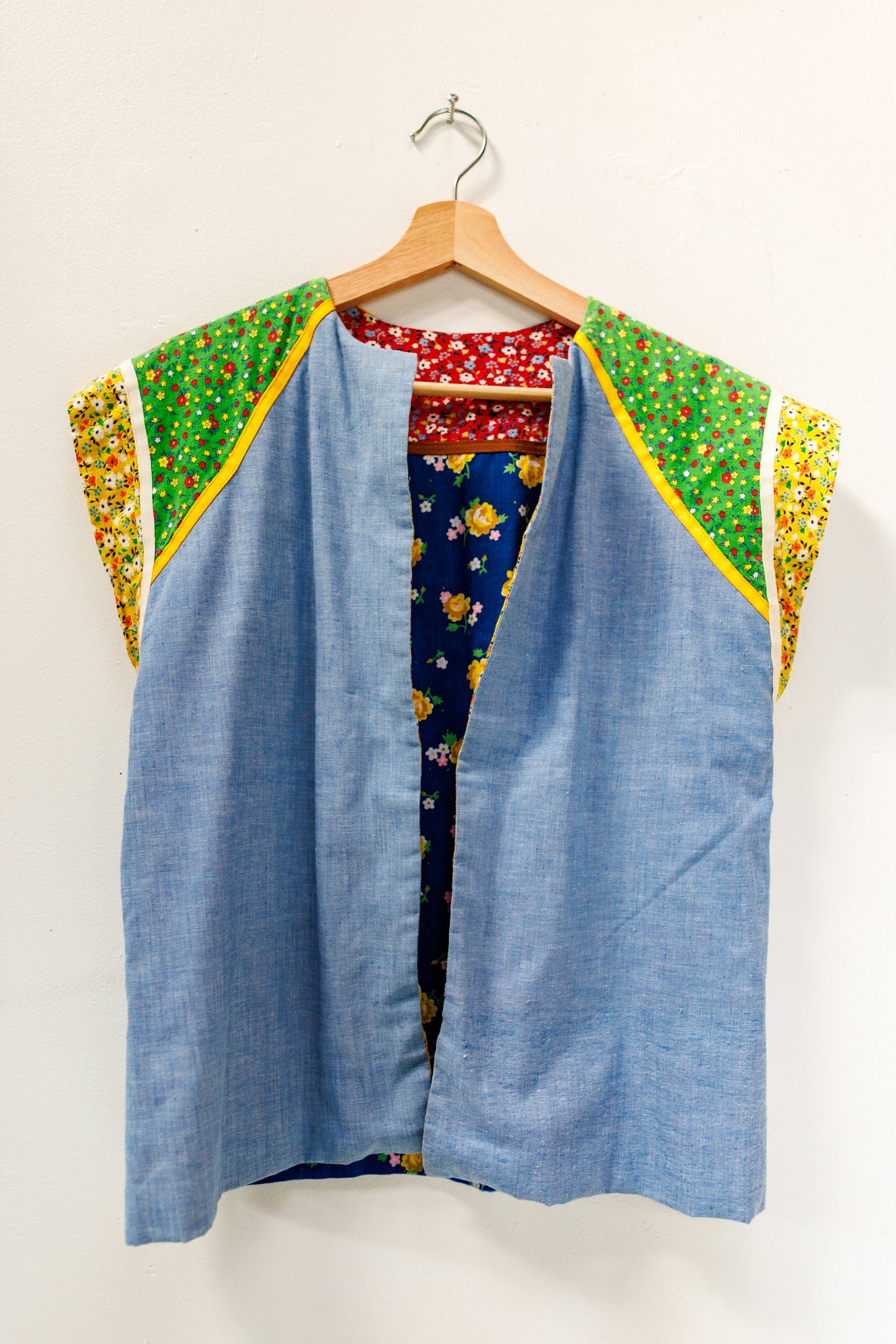1970’s Handmade Quilted Reversible Vest