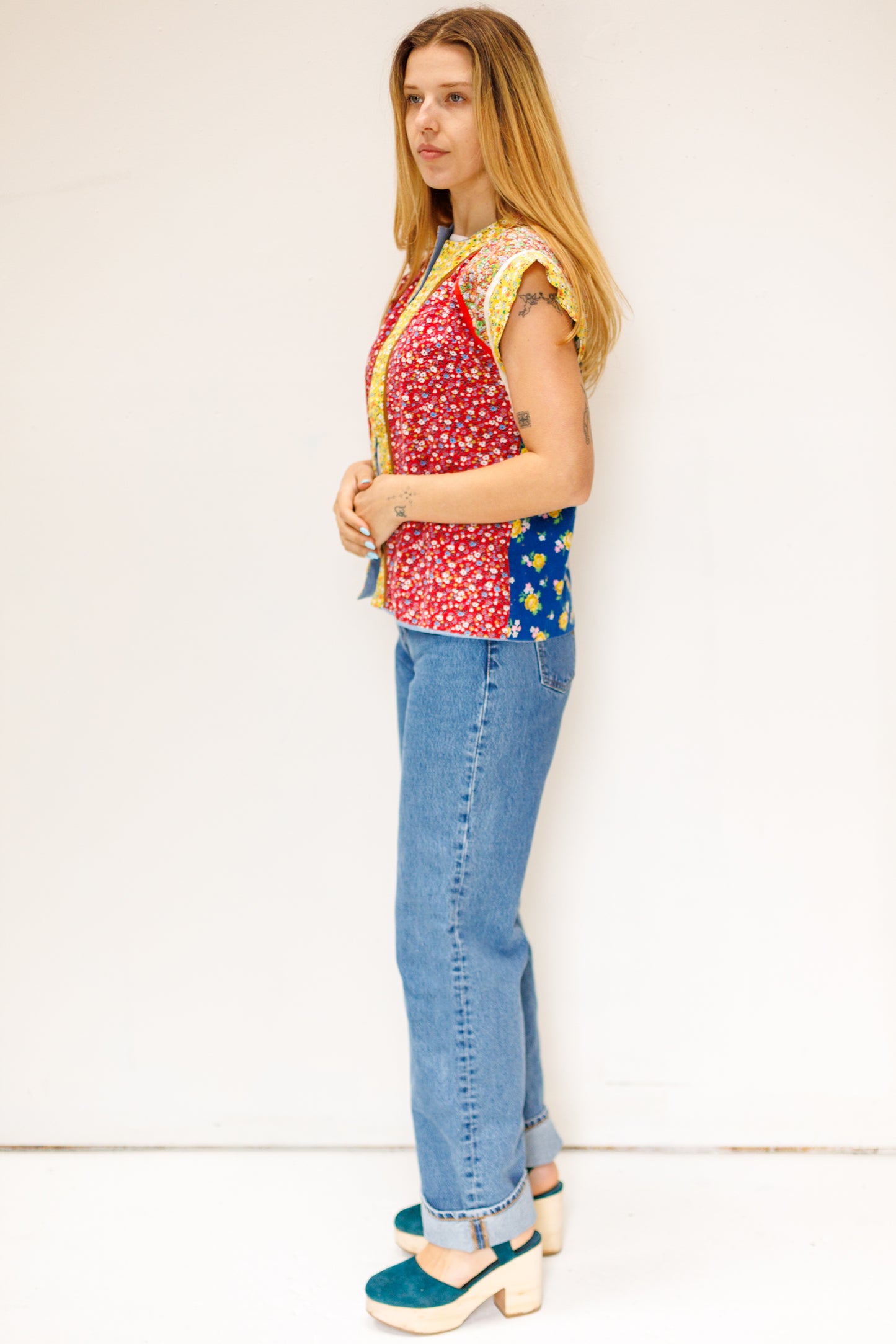1970’s Handmade Quilted Reversible Vest