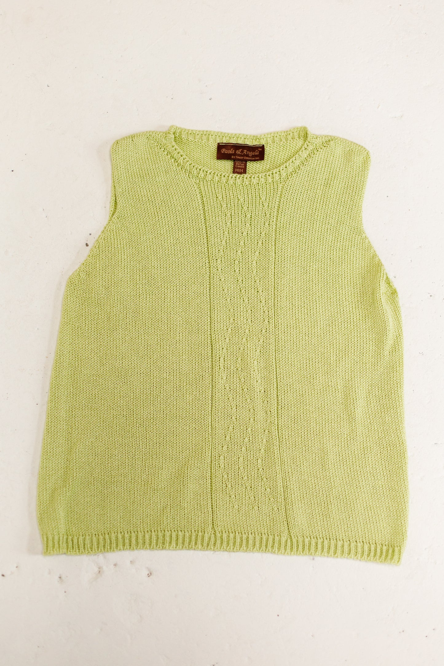 90's Mint Green Knit Tank