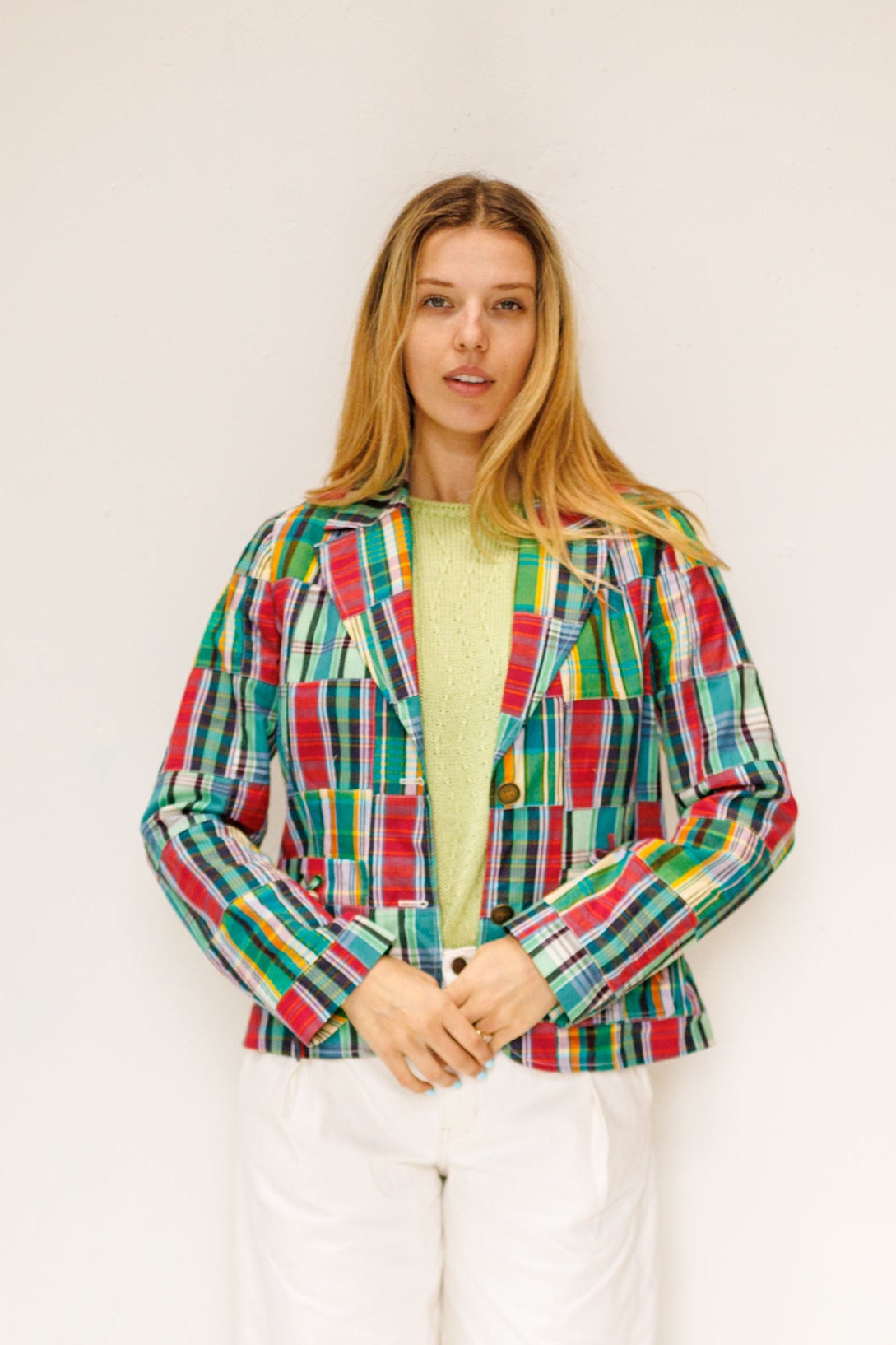 80’s Vintage Doncaster Sport Plaid Blazer