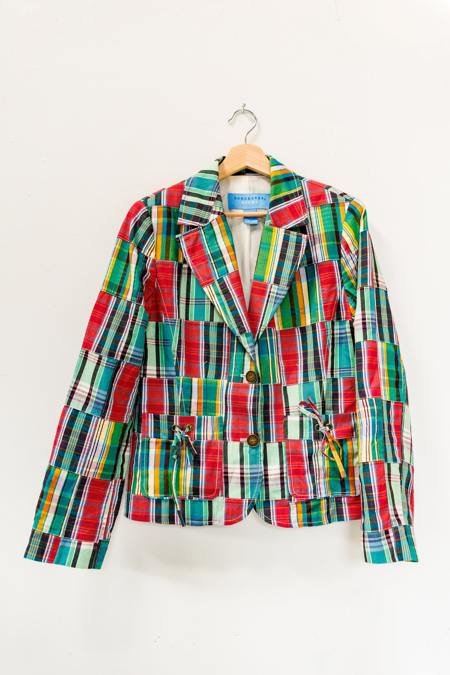 80’s Vintage Doncaster Sport Plaid Blazer