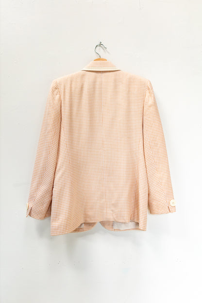 Christian Dior Houndstooth Suit Skirt Set