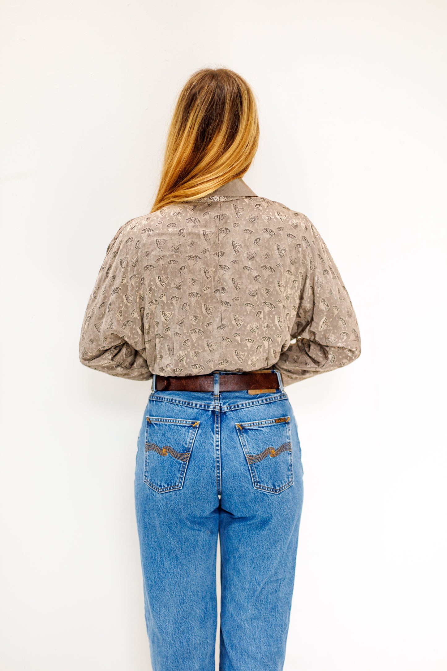 1980’s Crop Fan Blouse