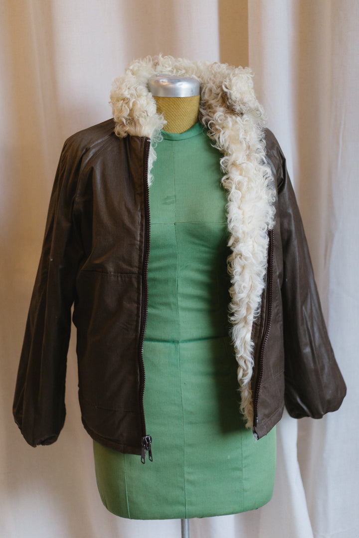 1970s Reversible Curly Fur Coat