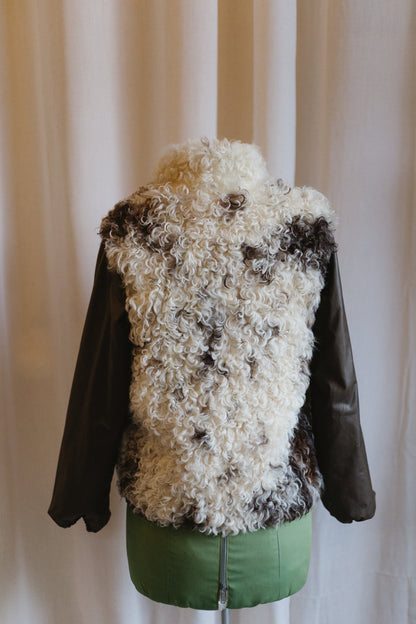 1970s Reversible Curly Fur Coat