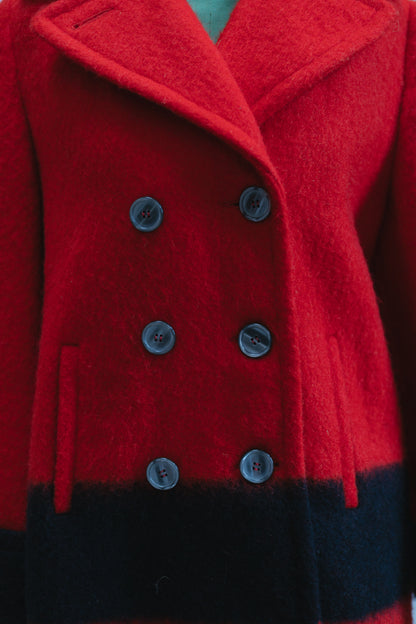70's Hudson Bay Blanket Coat