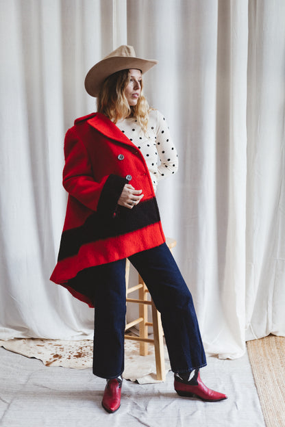 70's Hudson Bay Blanket Coat