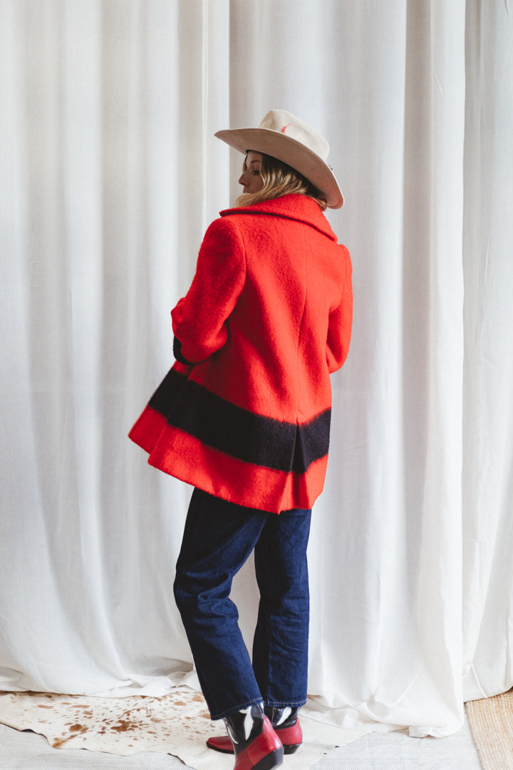 70's Hudson Bay Blanket Coat