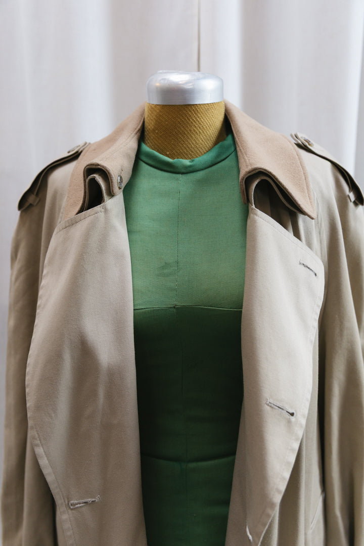 90's London Fog Lined Long Trench