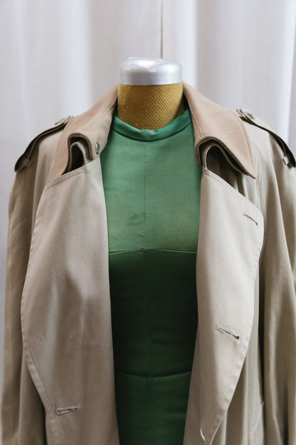 90's London Fog Lined Long Trench