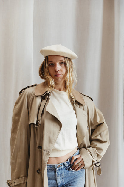 90's London Fog Lined Long Trench