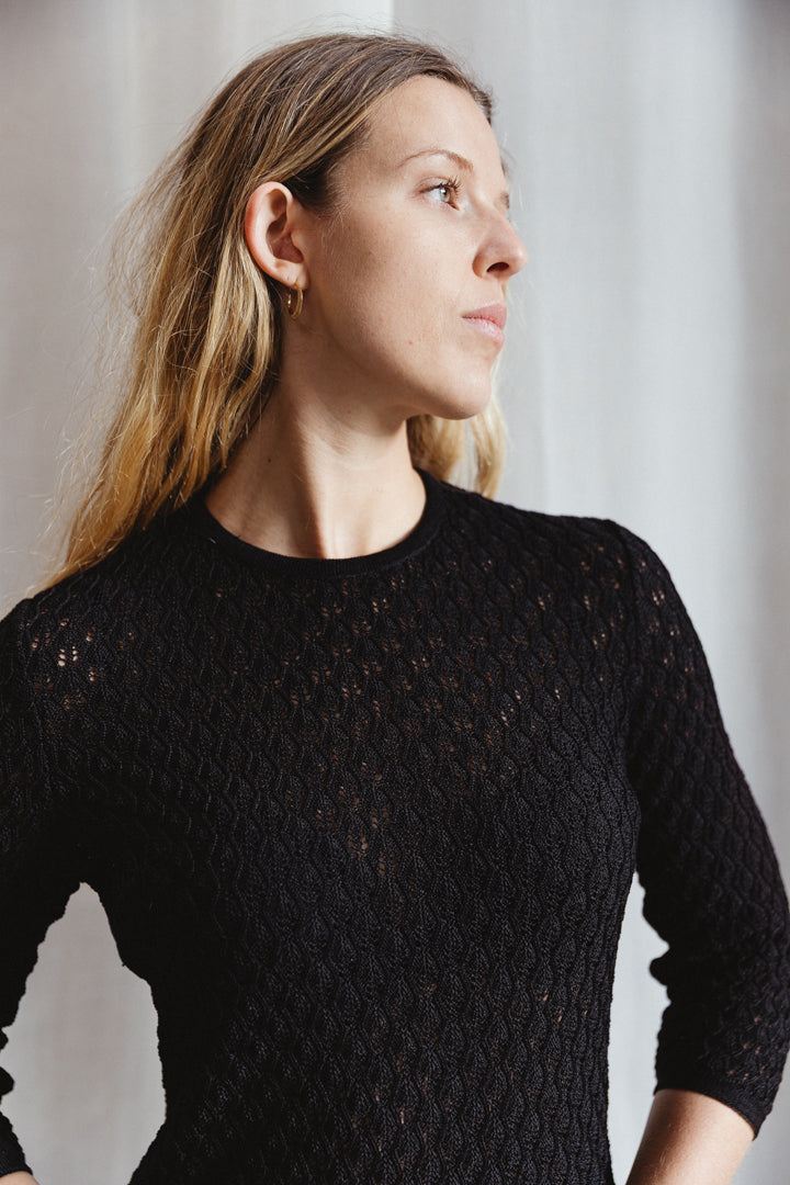1970's Kimberly Knit Midi Dress