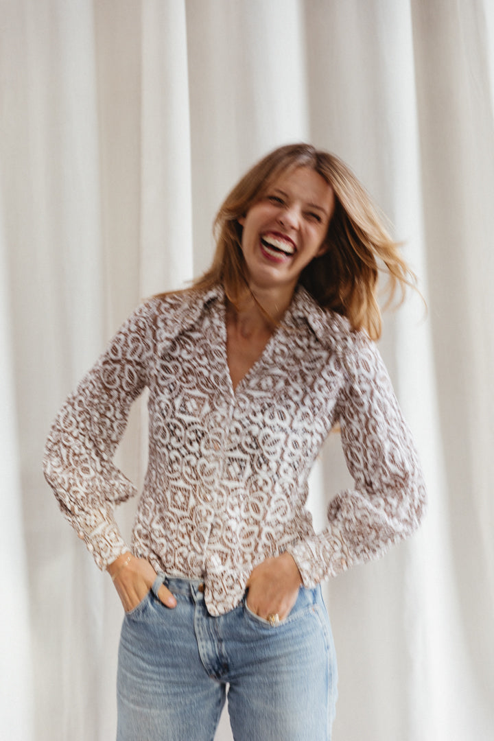 60’s Geno California Lace Balloon Blouse