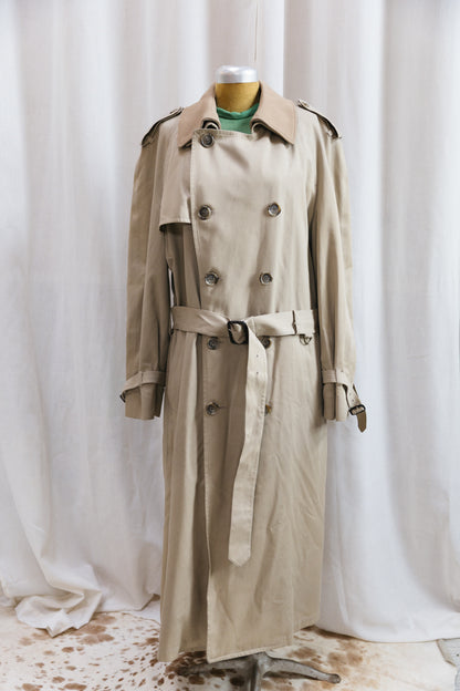 90's London Fog Lined Long Trench