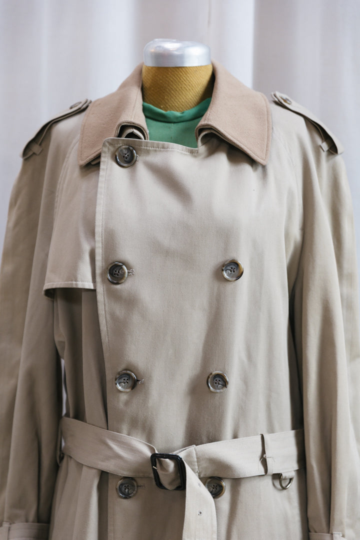 90's London Fog Lined Long Trench