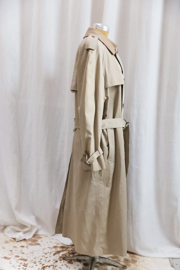 90's London Fog Lined Long Trench
