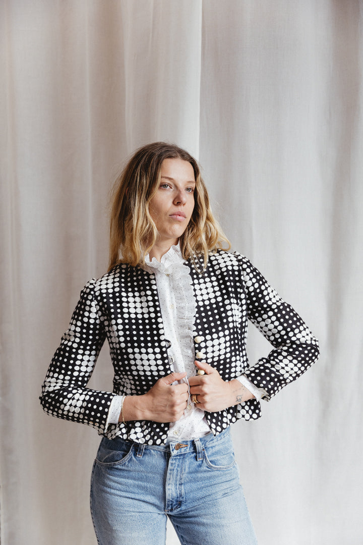 60's Italian Gino Russi Modernist Blazer- RARE