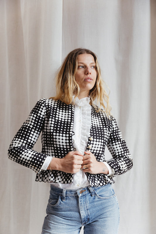 60's Italian Gino Russi Modernist Blazer- RARE