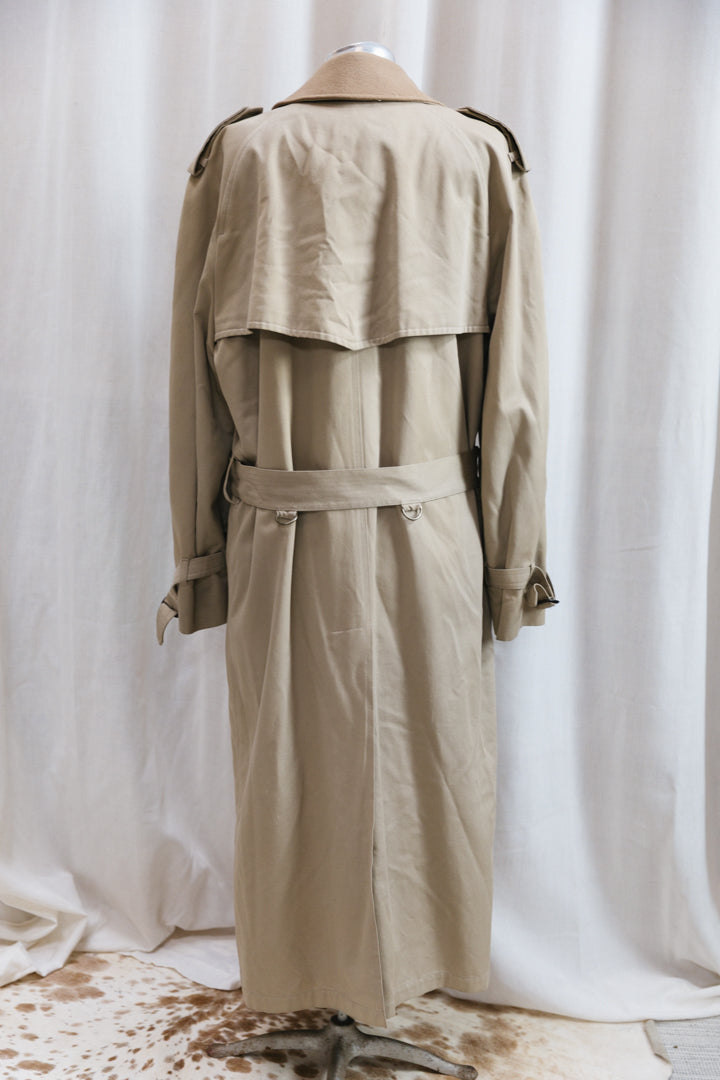 90's London Fog Lined Long Trench