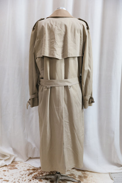 90's London Fog Lined Long Trench